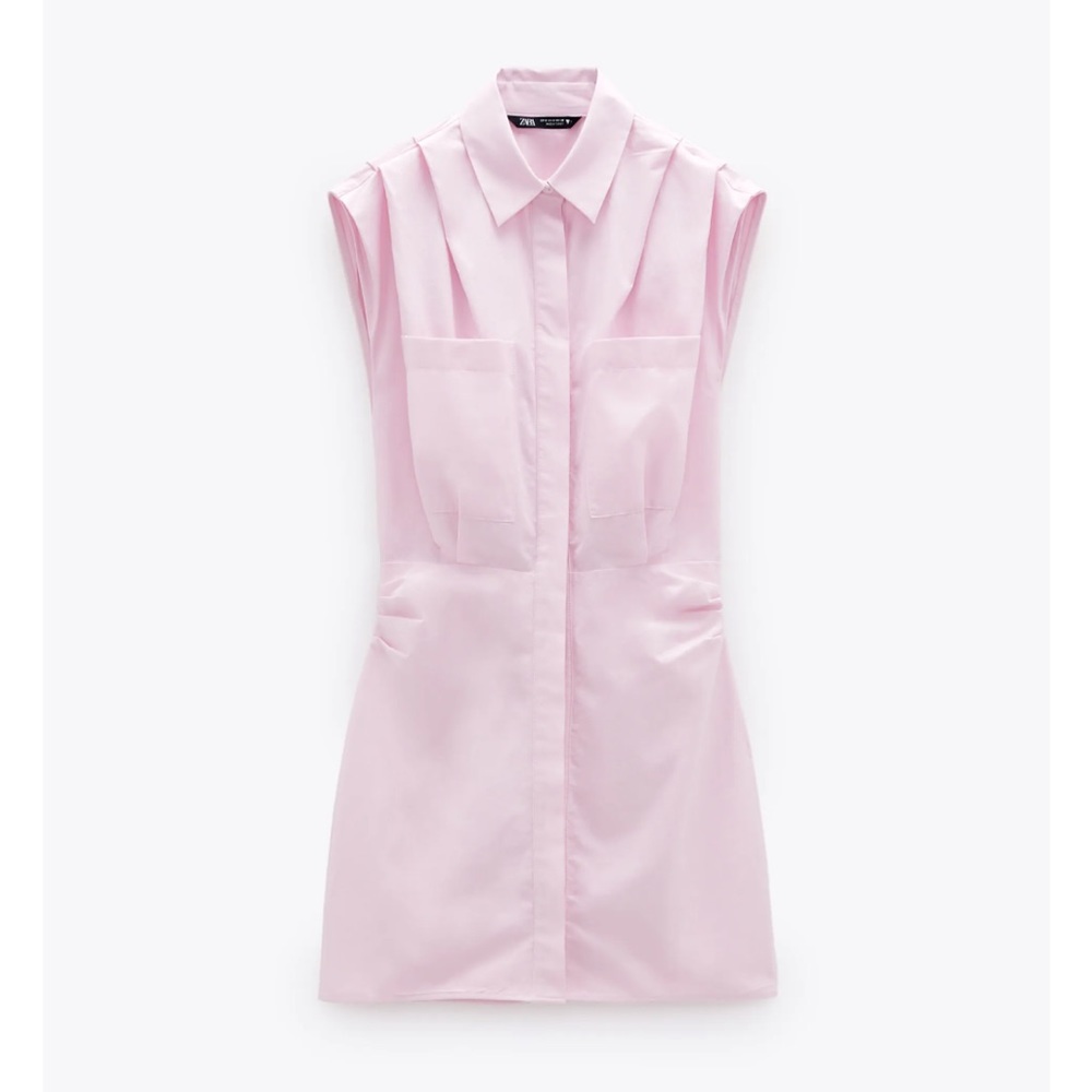 Zara Pink Mini Dress - Picture 2 of 4
